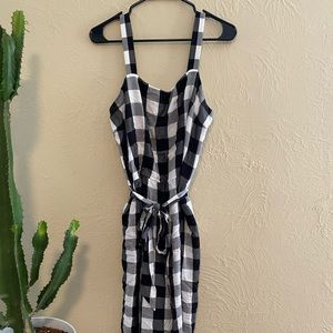 Gingham Jumpsuit